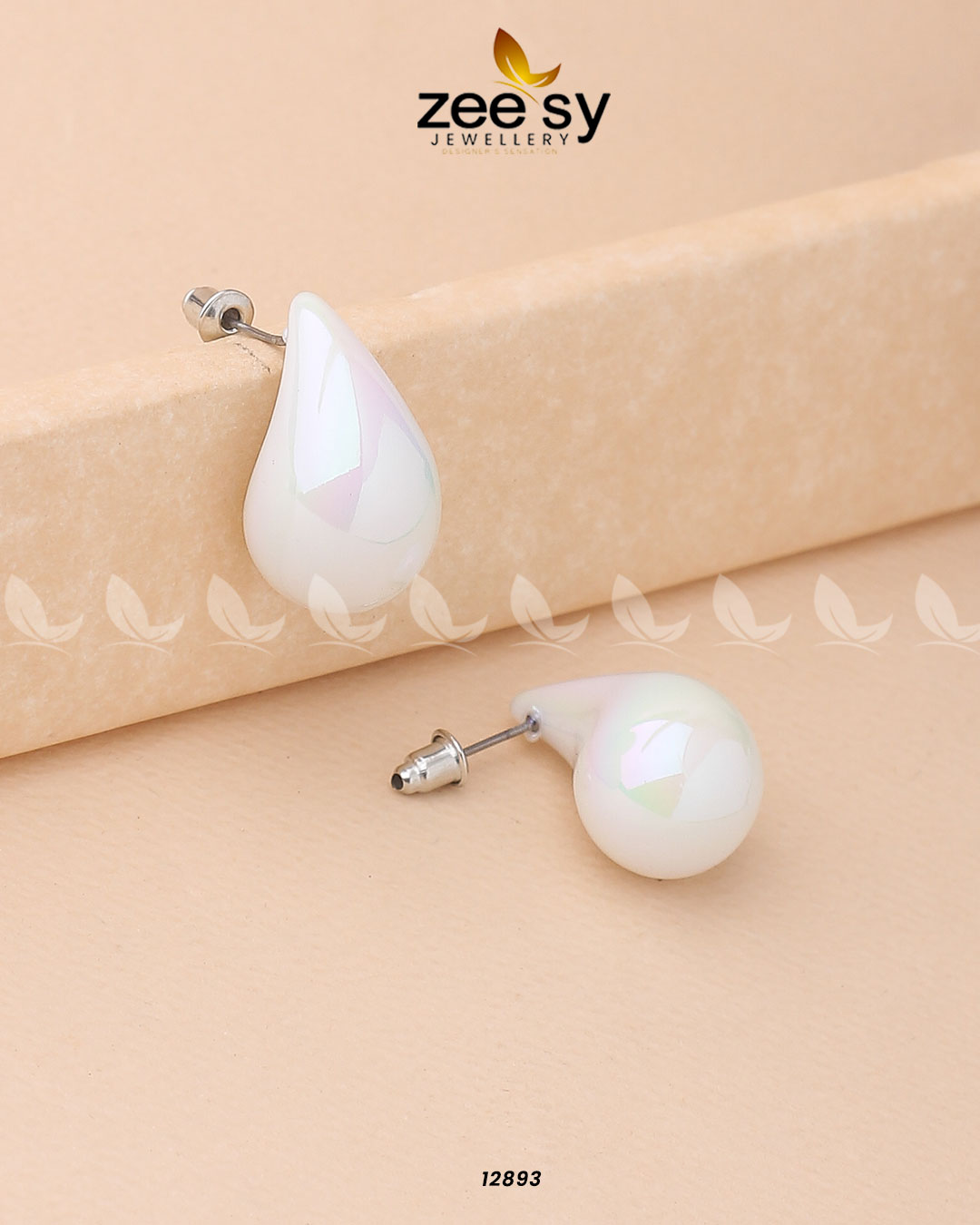 Clarkia Earrings - by - Libasekhas UK - Registered Vendor of : Zeesy - 100% Original Designer Dresss