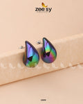 Clarkia Earrings - by - Libasekhas UK - Registered Vendor of : Zeesy - 100% Original Designer Dresss