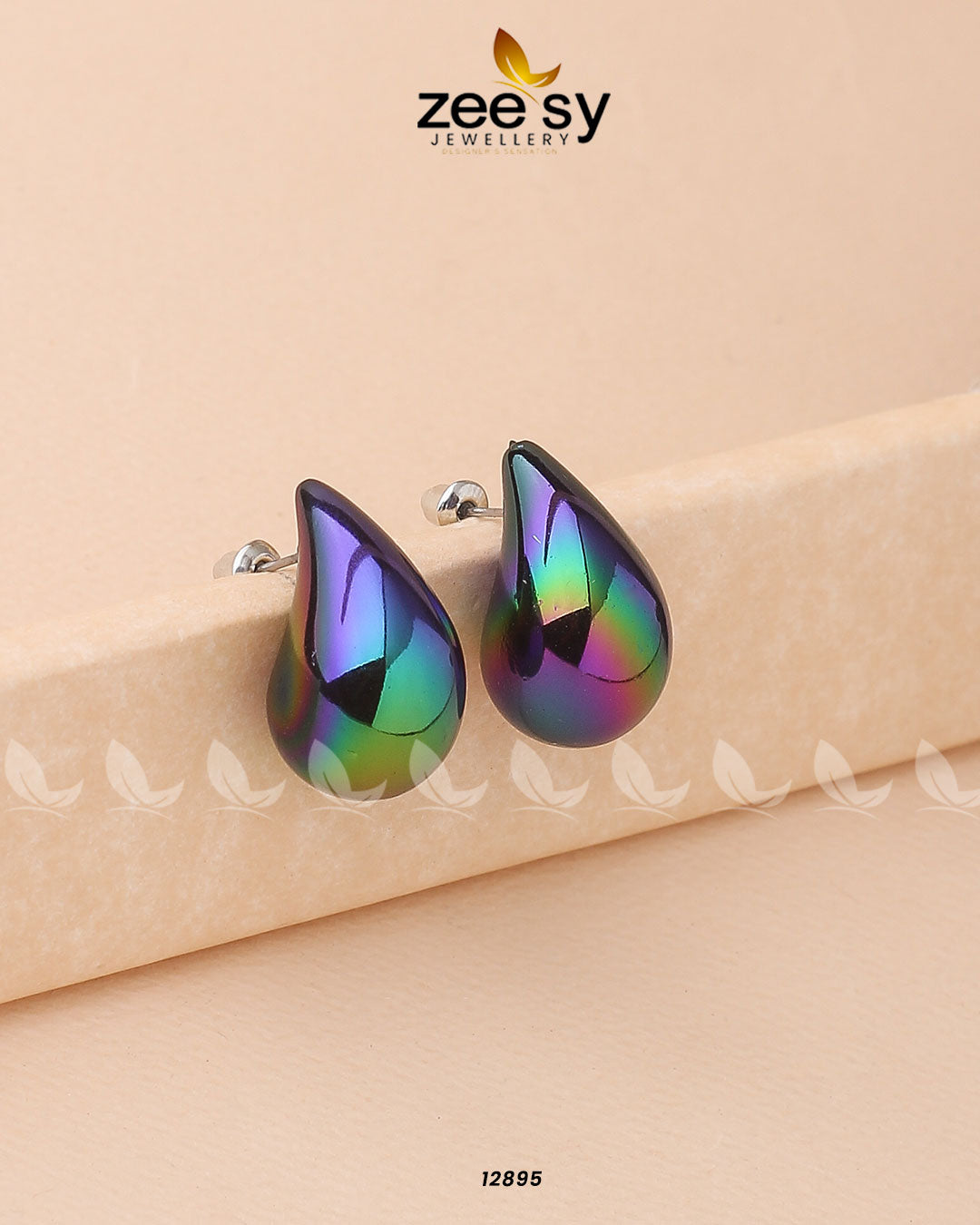 Clarkia Earrings - by - Libasekhas UK - Registered Vendor of : Zeesy - 100% Original Designer Dresss