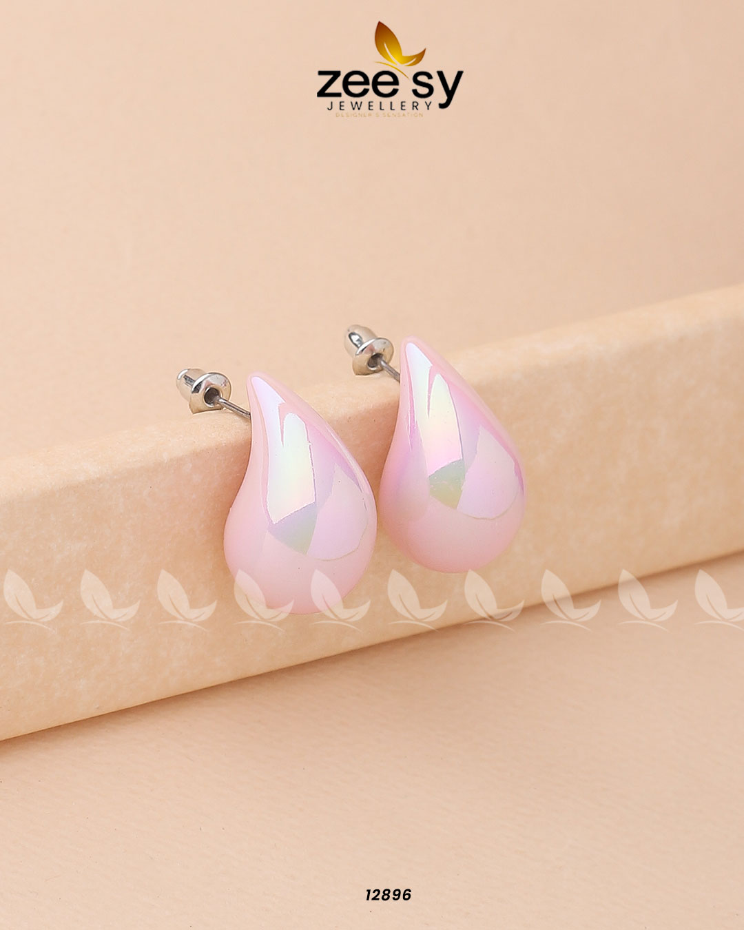 Clarkia Earrings - by - Libasekhas UK - Registered Vendor of : Zeesy - 100% Original Designer Dresss