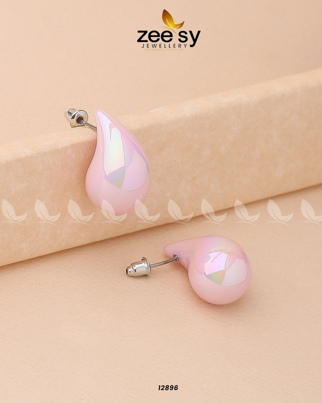 Clarkia Earrings - by - Libasekhas UK - Registered Vendor of : Zeesy - 100% Original Designer Dresss
