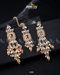 Dictamnus Earrings - by - Libasekhas UK - Registered Vendor of : Zeesy - 100% Original Designer Dresss
