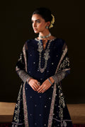 Iznik | Velvet 25 | IV-76 Embroidered Velvet - by Libasekhas UK - Registered Vendor of : Iznik - 100% Original Designer Dress