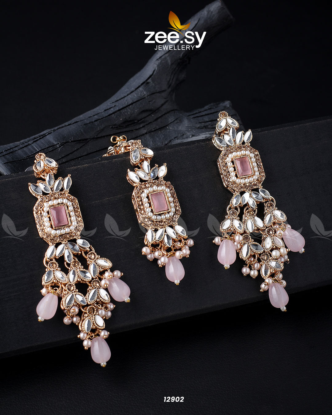 Dictamnus Earrings - by - Libasekhas UK - Registered Vendor of : Zeesy - 100% Original Designer Dresss