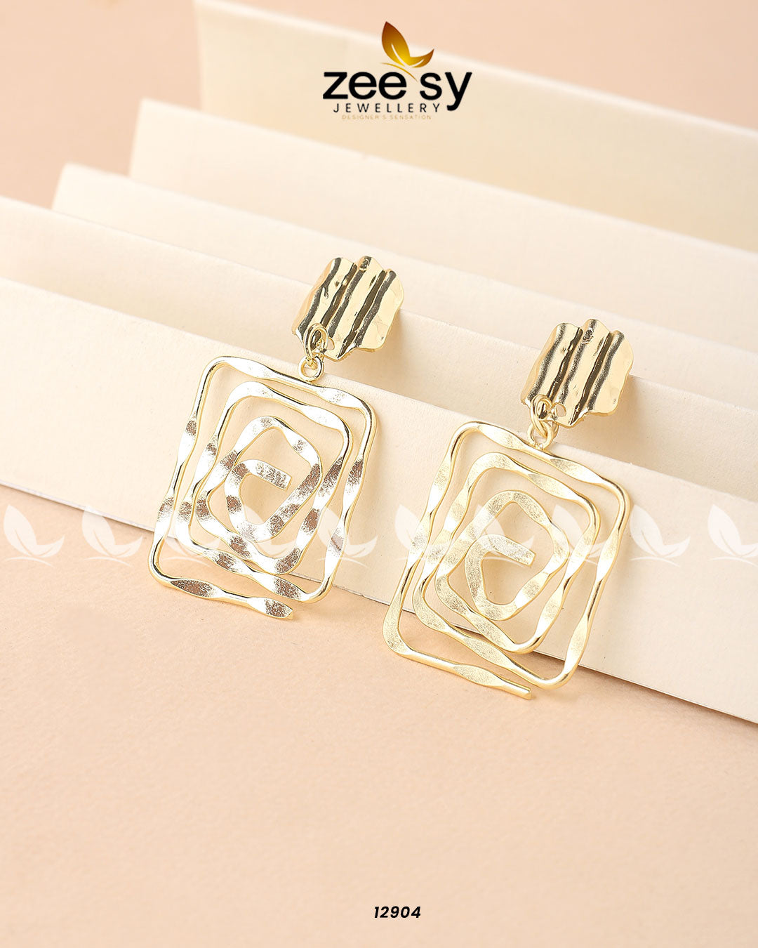 Anemone Earrings - by - Libasekhas UK - Registered Vendor of : Zeesy - 100% Original Designer Dresss
