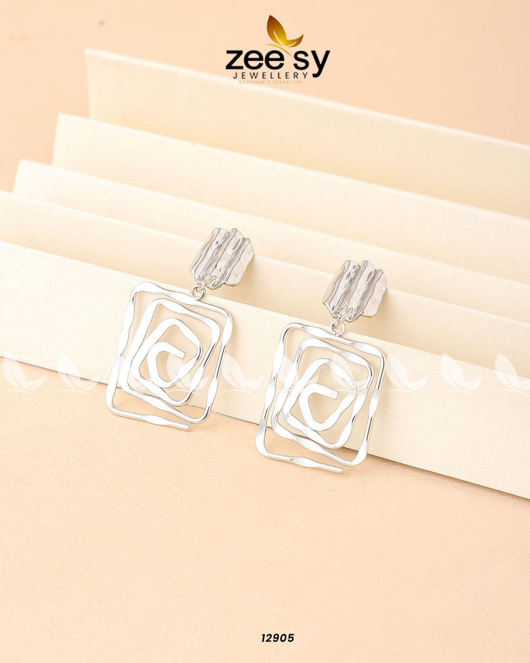 Anemone Earrings - by - Libasekhas UK - Registered Vendor of : Zeesy - 100% Original Designer Dresss