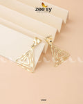 Begonia Earrings - by - Libasekhas UK - Registered Vendor of : Zeesy - 100% Original Designer Dresss