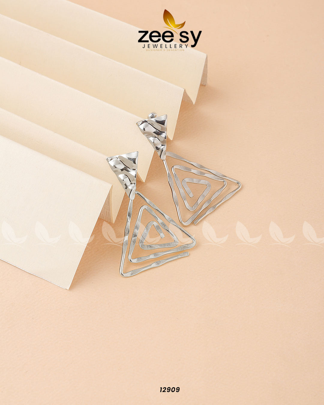 Begonia Earrings - by - Libasekhas UK - Registered Vendor of : Zeesy - 100% Original Designer Dresss