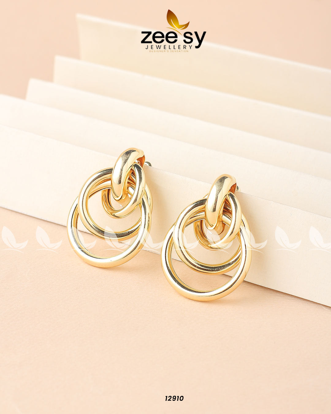 Cosmos Earrings - by - Libasekhas UK - Registered Vendor of : Zeesy - 100% Original Designer Dresss