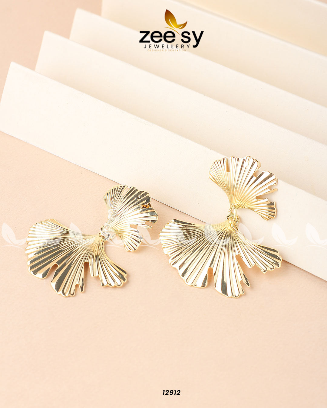 Salvia Earrings - by - Libasekhas UK - Registered Vendor of : Zeesy - 100% Original Designer Dresss