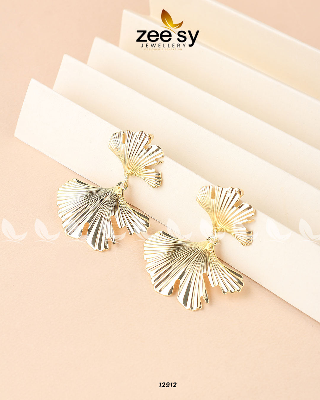 Salvia Earrings - by - Libasekhas UK - Registered Vendor of : Zeesy - 100% Original Designer Dresss