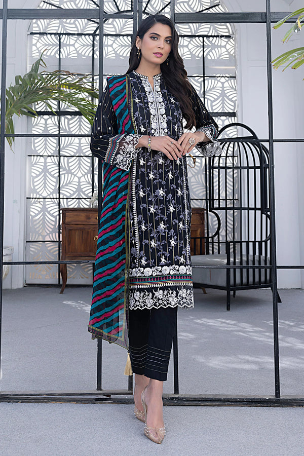 LSM | Spring Embroidered | 0171 - by - Libasekhas UK - Registered Vendor of : LSM - 100% Original Designer Dresss