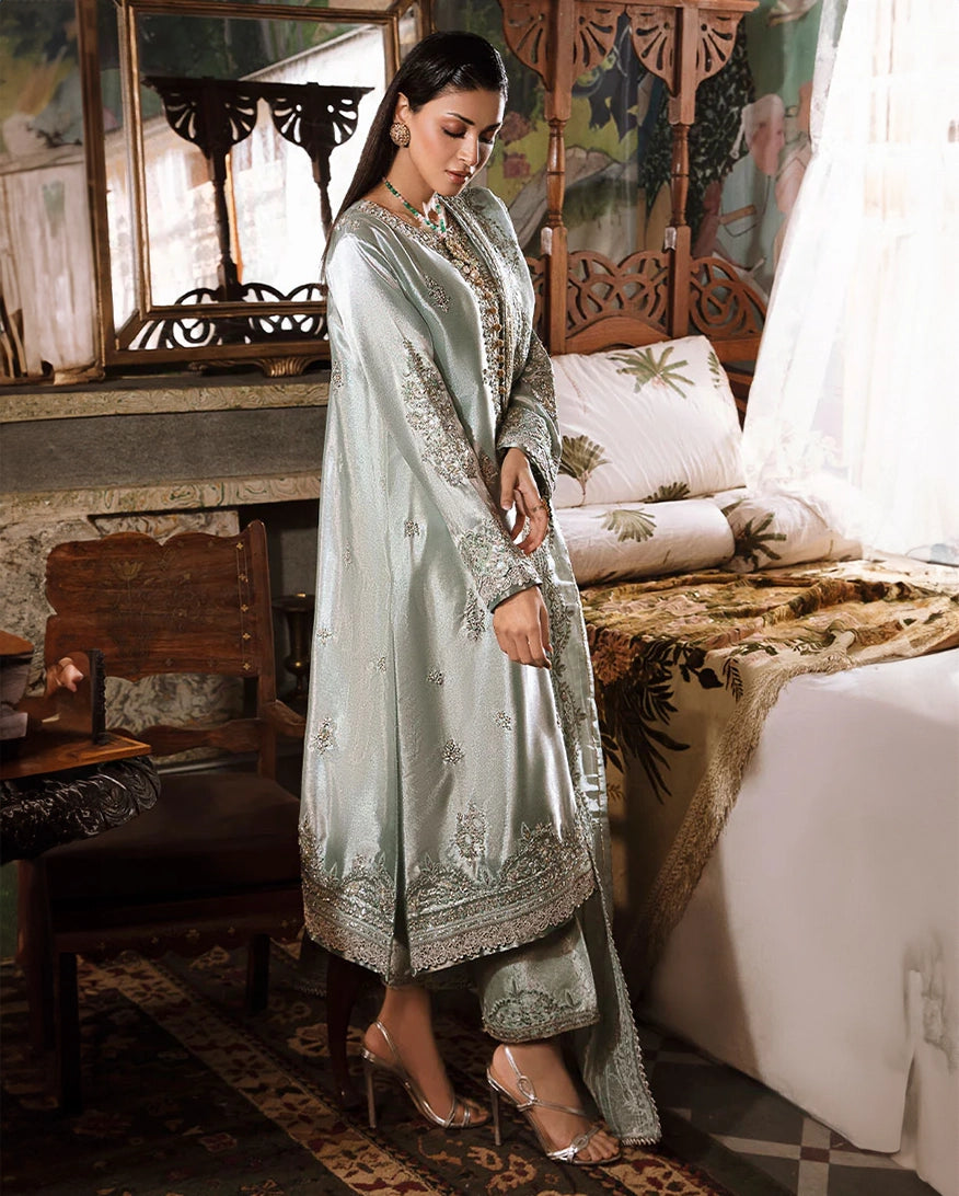 Mushq | Sunehri Lama Silk | Heer - by Libasekhas UK - Registered Vendor of : Mushq - 100% Original Designer Dress