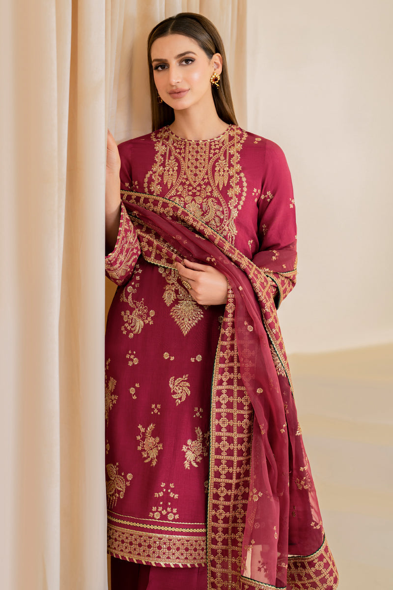 Jazmin | Formals Collection | Raw Silk UR-7022 - by - Libasekhas UK - Registered Vendor of : Jazmin - 100% Original Designer Dresss