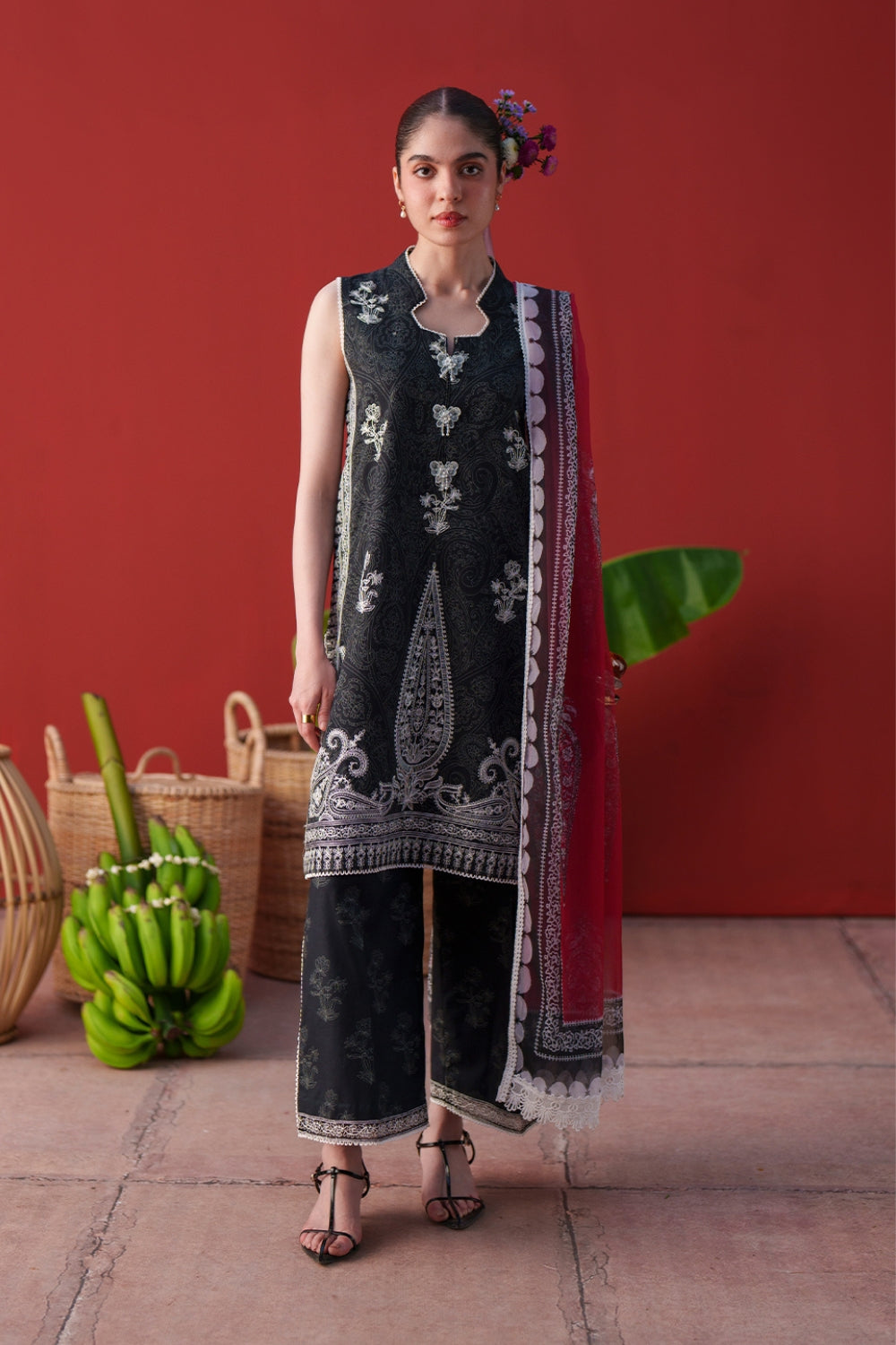 Saira Rizwan | Laanem SS 26 | NERAYA-B-SRL26-07 - by Libasekhas UK - Registered Vendor of : Saira Rizwan - 100% Original Designer Dress