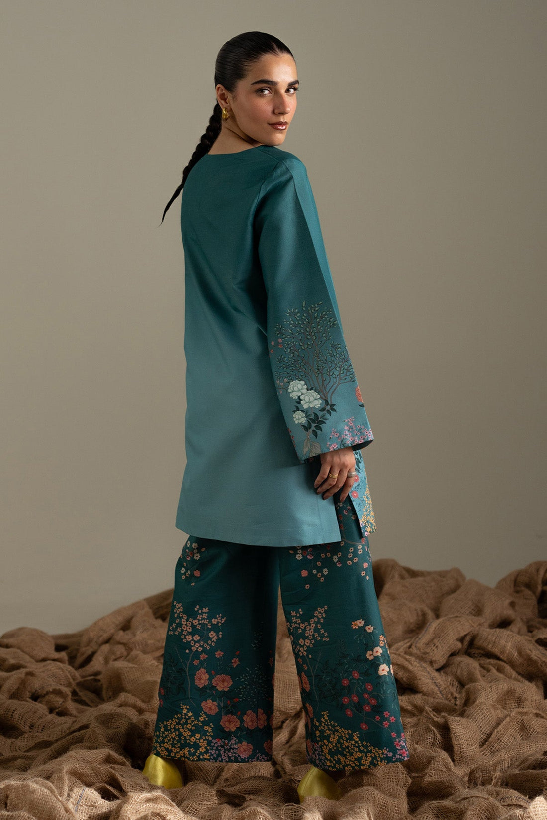 Afrozeh | Coords 25 | Frayed - by Libasekhas UK - Registered Vendor of : Afrozeh - 100% Original Designer Dress