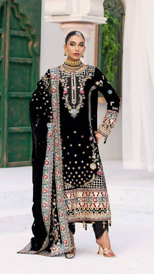 Zebtan | Andaz e Makhmal | ZAM-03 - by - Libasekhas UK - Registered Vendor of : Zebtan - 100% Original Designer Dresss