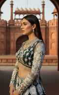 Threads and Motifs | Formal Outfits | Blouse With Lehenga - by Libasekhas UK - Registered Vendor of : Threads and Motifs - 100% Original Designer Dress