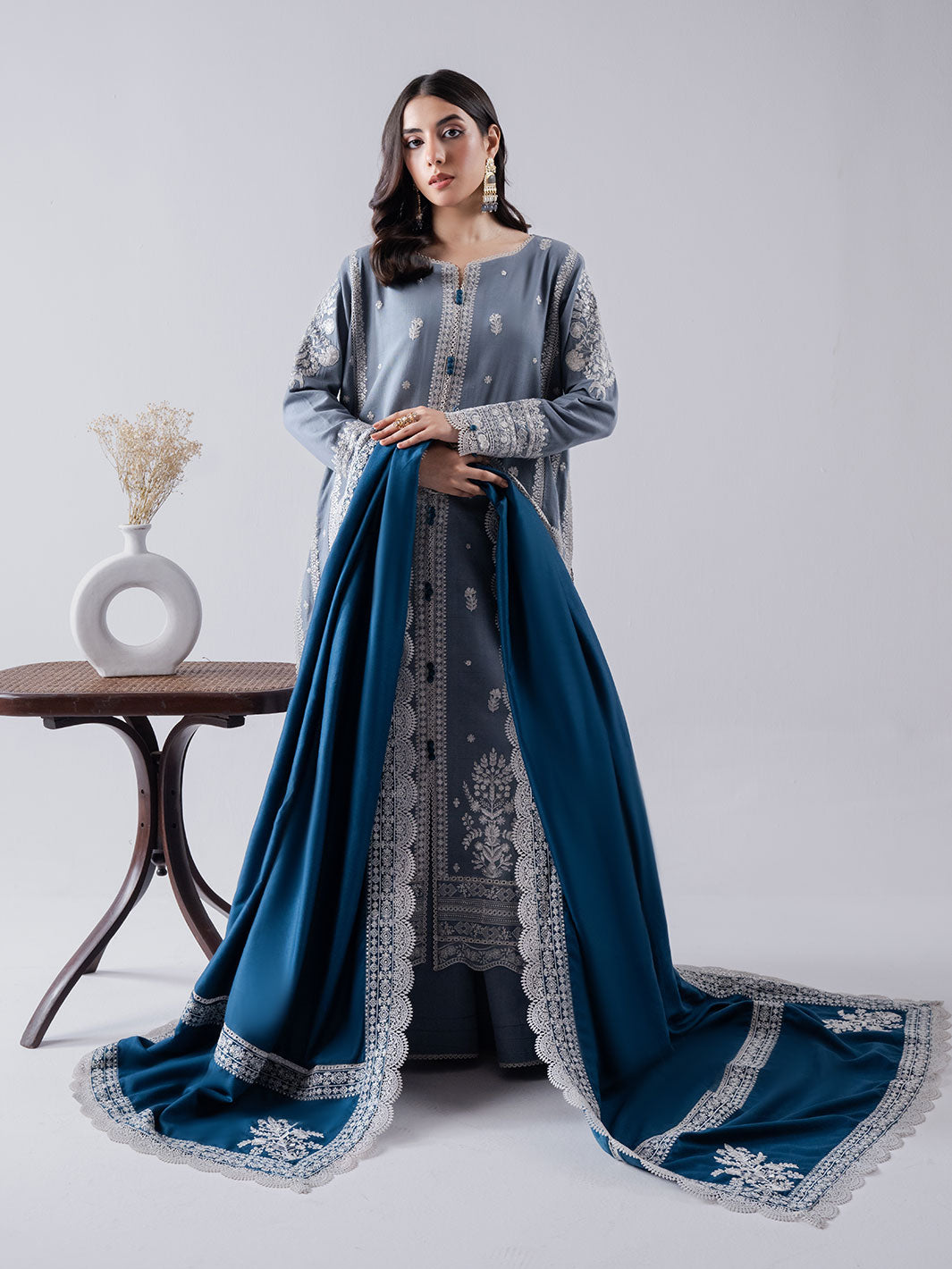 Faiza Faisal | Winter Edit 2024 | ELAAF - by - Libasekhas UK - Registered Vendor of : Faiza Faisal - 100% Original Designer Dresss