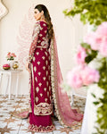 Gulaal | Wedding Formals | Pois Embroidered Net 3-Piece Suit WS-08 - by - Libasekhas UK - Registered Vendor of : Gulaal - 100% Original Designer Dresss