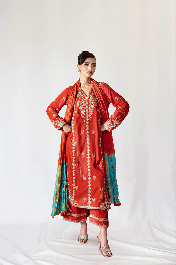 Saira Rizwan | Velvet Pret 25 | NEELAM-SRVP25-06 - by Libasekhas UK - Registered Vendor of : Saira Rizwan - 100% Original Designer Dress