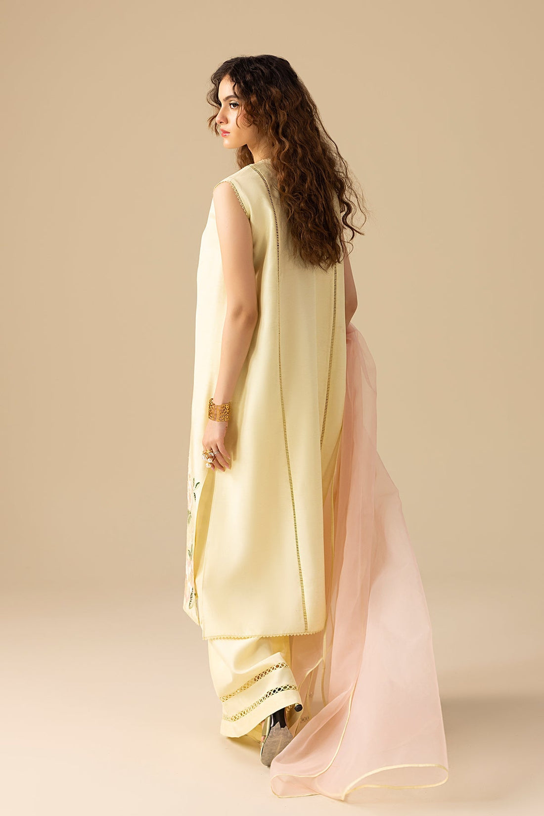 Erum Khan | Lillia Summer Edit | Butter Daze - by - Libasekhas UK - Registered Vendor of : Erum Khan - 100% Original Designer Dresss