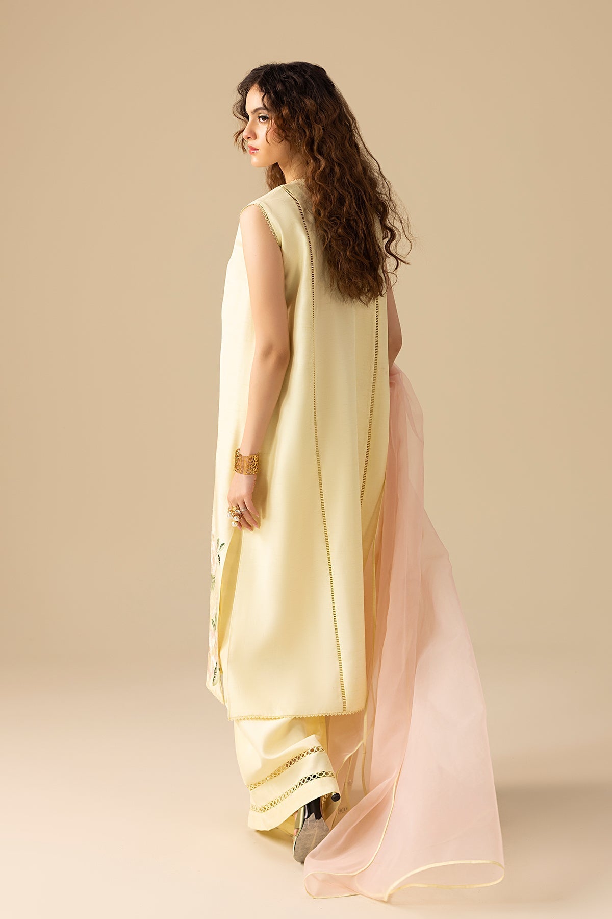 Erum Khan | Lillia Summer Edit | Butter Daze - by - Libasekhas UK - Registered Vendor of : Erum Khan - 100% Original Designer Dresss