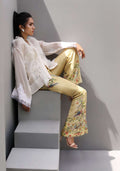Layla Chatoor | Luxury Pret | Satin Wrap Pantstop - by Libasekhas UK - Registered Vendor of : Layla Chatoor - 100% Original Designer Dress