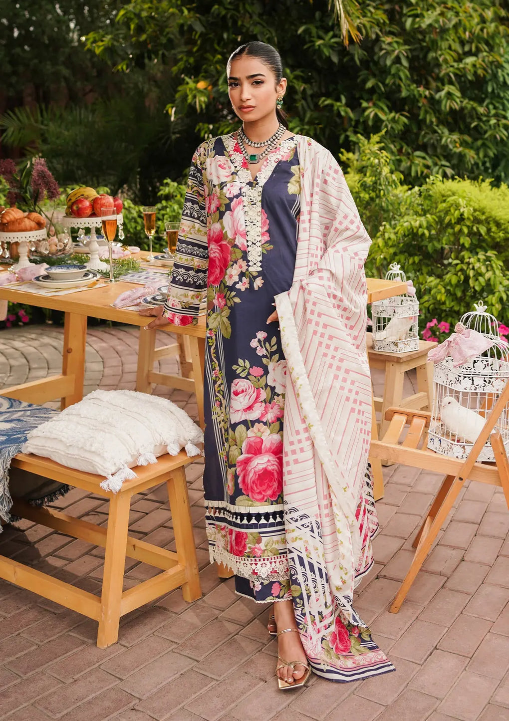 Elaf Premium | Printed Collection 24 | EEP-05B - Amica - by - Libasekhas UK - Registered Vendor of : Elaf Premium - 100% Original Designer Dresss