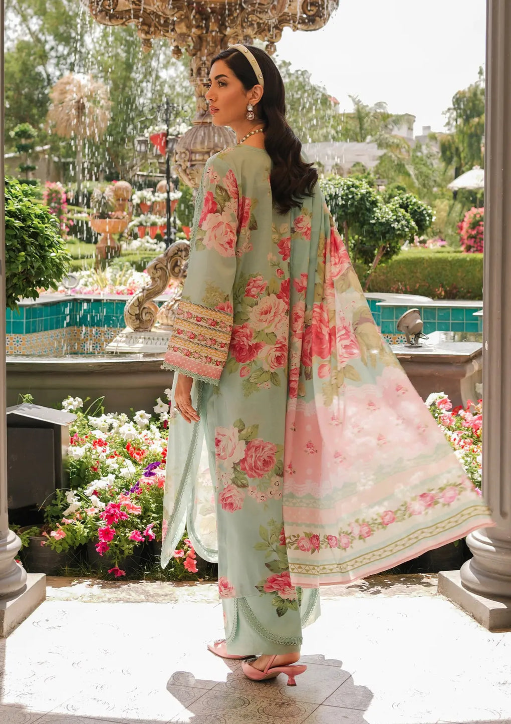 Elaf Premium | Printed Collection 24 | EEP-01A - Frostie - by - Libasekhas UK - Registered Vendor of : Elaf Premium - 100% Original Designer Dresss