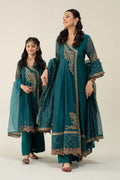 Maria B | 3 Piece Embroidered Paper Cotton Suit | MKD-W24-22 - by - Libasekhas UK - Registered Vendor of : Maria B - 100% Original Designer Dresss
