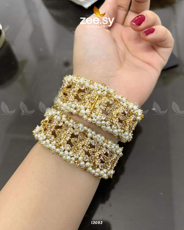 Gajra Kangan Bangles - by - Libasekhas UK - Registered Vendor of : Zeesy - 100% Original Designer Dresss