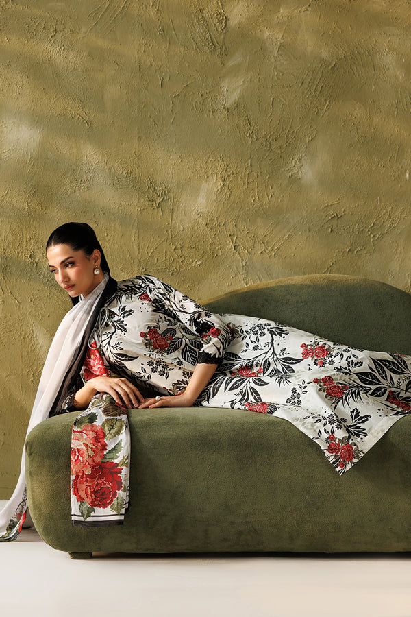 Baroque | Luxury Summer Pret | UF-4505 - by Libasekhas UK - Registered Vendor of : Baroque - 100% Original Designer Dress