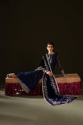 Iznik | Velvet 25 | IV-76 Embroidered Velvet - by Libasekhas UK - Registered Vendor of : Iznik - 100% Original Designer Dress