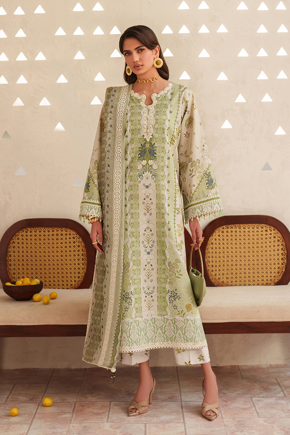Baroque | Luxury Pret Summer | UF-4406 - by Libasekhas UK - Registered Vendor of : Baroque - 100% Original Designer Dress