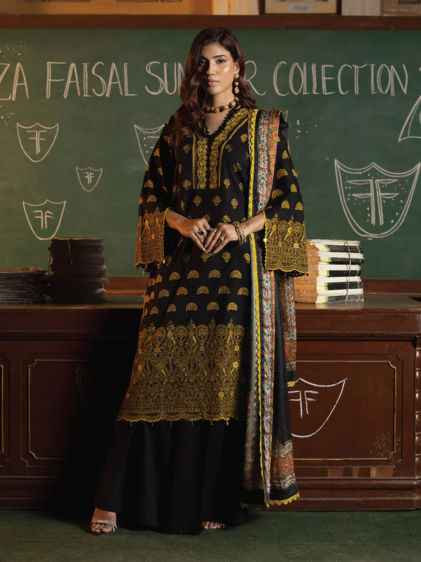 Faiza Faisal | Maya Luxury Lawn | Clara - by - Libasekhas UK - Registered Vendor of : Faiza Faisal - 100% Original Designer Dresss