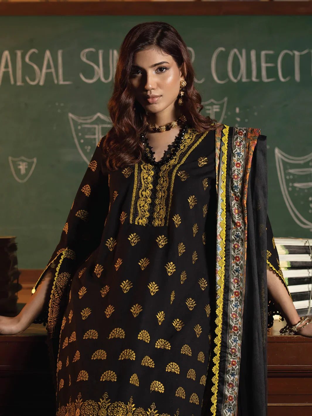 Faiza Faisal | Maya Luxury Lawn | Clara - by - Libasekhas UK - Registered Vendor of : Faiza Faisal - 100% Original Designer Dresss