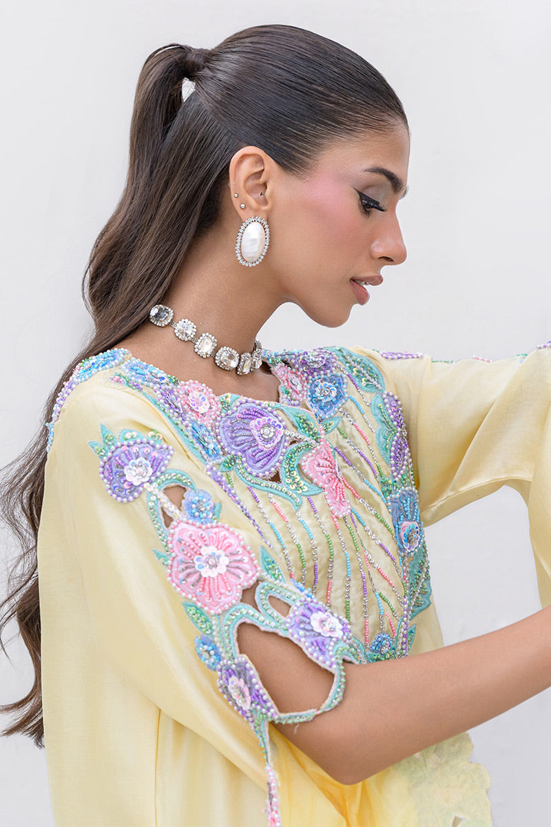 Chic Ophicial | Aarzu Luxe Pret | Meadow Hues - by Libasekhas UK - Registered Vendor of : Chic Ophicial - 100% Original Designer Dress