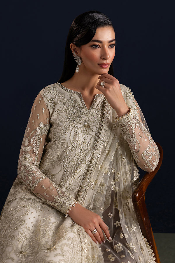 Baroque | Formals Collection | EMBROIDERED NET UF-4448 - by Libasekhas UK - Registered Vendor of : Baroque - 100% Original Designer Dress