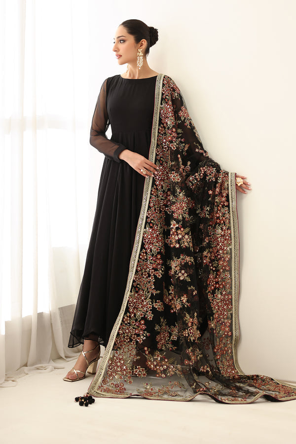 Baroque | Luxury Pret 25 | EMBROIDERED CHIFFON PR-1161 - by Libasekhas UK - Registered Vendor of : Baroque - 100% Original Designer Dress