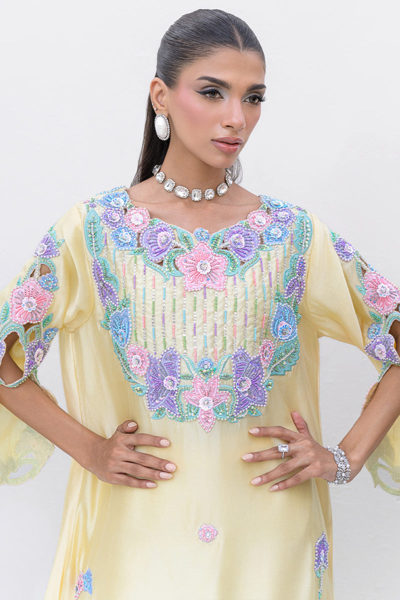 Chic Ophicial | Aarzu Luxe Pret | Meadow Hues - by Libasekhas UK - Registered Vendor of : Chic Ophicial - 100% Original Designer Dress