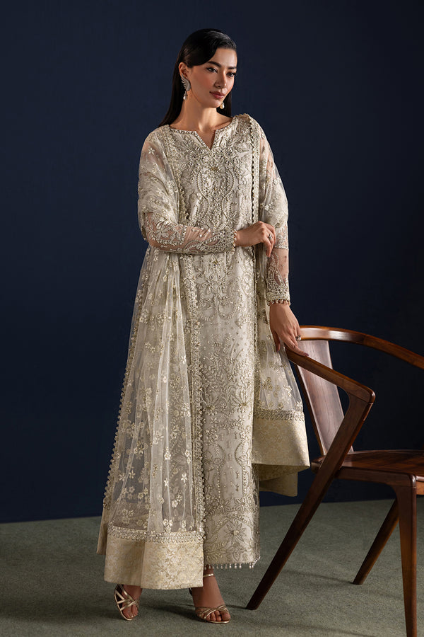 Baroque | Formals Collection | EMBROIDERED NET UF-4448 - by Libasekhas UK - Registered Vendor of : Baroque - 100% Original Designer Dress