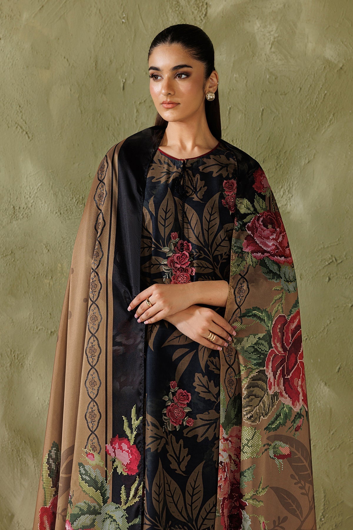 Baroque | Luxury Summer Pret | UF-4506 - by Libasekhas UK - Registered Vendor of : Baroque - 100% Original Designer Dress
