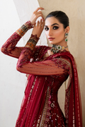 Iznik | Chinnon Chiffon | CC-49 Embroidered Net - by - Libasekhas UK - Registered Vendor of : Iznik - 100% Original Designer Dresss