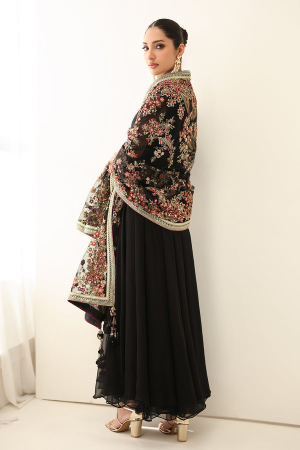 Baroque | Luxury Pret 25 | EMBROIDERED CHIFFON PR-1161 - by Libasekhas UK - Registered Vendor of : Baroque - 100% Original Designer Dress