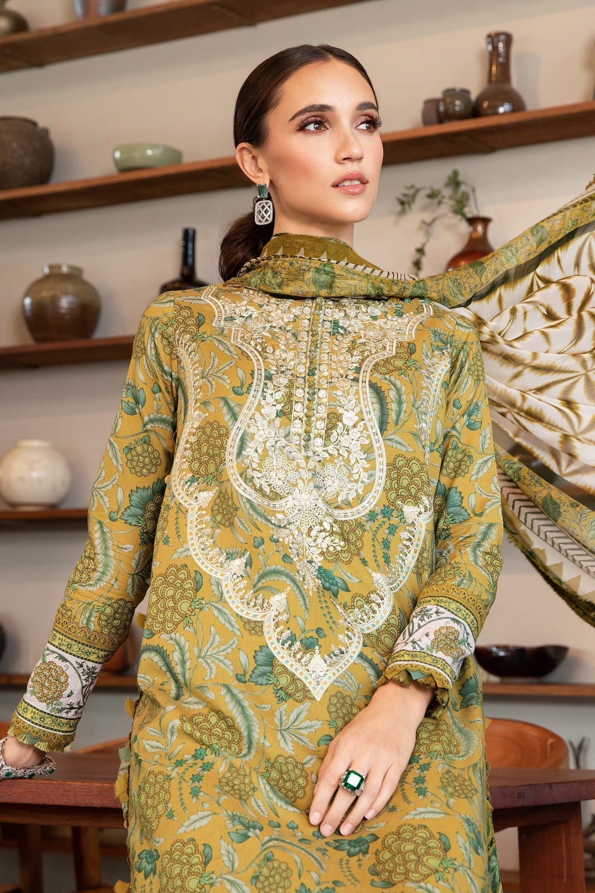 Maria B | M Prints 25 | MPT-2513-B - by - Libasekhas UK - Registered Vendor of : Maria B - 100% Original Designer Dresss