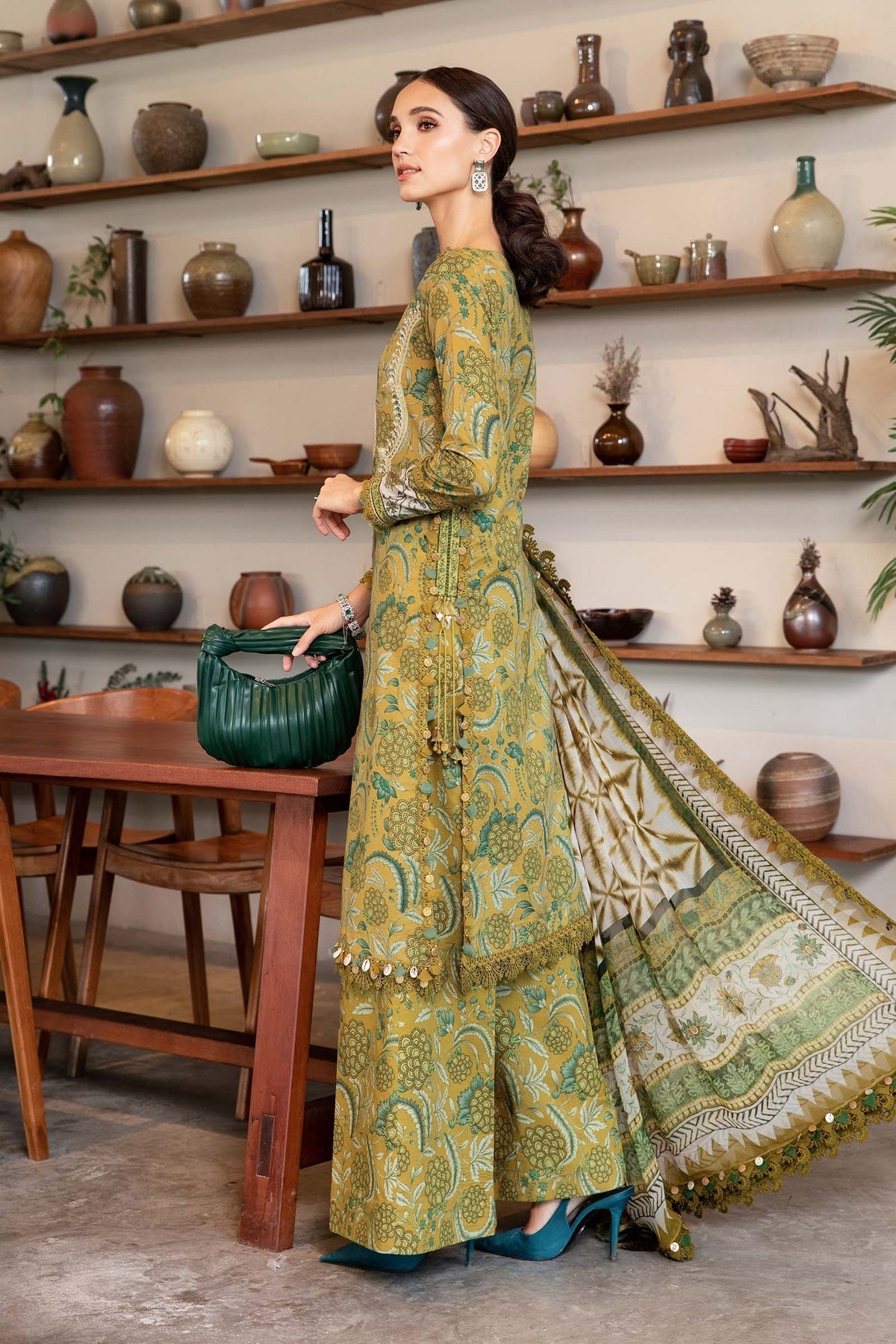 Maria B | M Prints 25 | MPT-2513-B - by - Libasekhas UK - Registered Vendor of : Maria B - 100% Original Designer Dresss