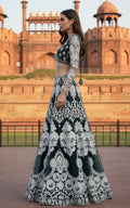 Threads and Motifs | Formal Outfits | Blouse With Lehenga - by Libasekhas UK - Registered Vendor of : Threads and Motifs - 100% Original Designer Dress