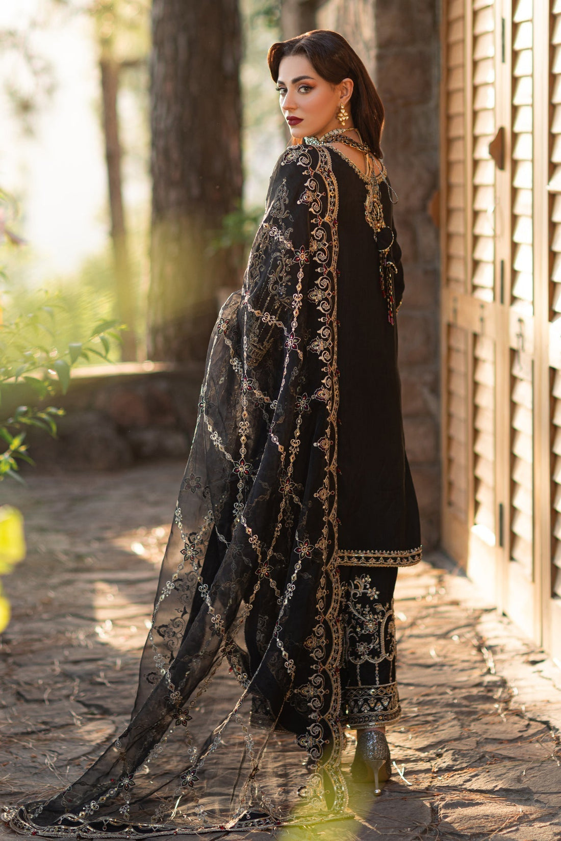 Naqshi | Samarkand Wedding Formals | Qamar - by - Libasekhas UK - Registered Vendor of : Naqshi - 100% Original Designer Dresss