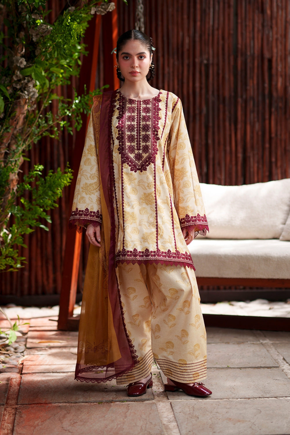 Saira Rizwan | Laanem SS 26 | ZAREEN-A-SRL26-06 - by Libasekhas UK - Registered Vendor of : Saira Rizwan - 100% Original Designer Dress